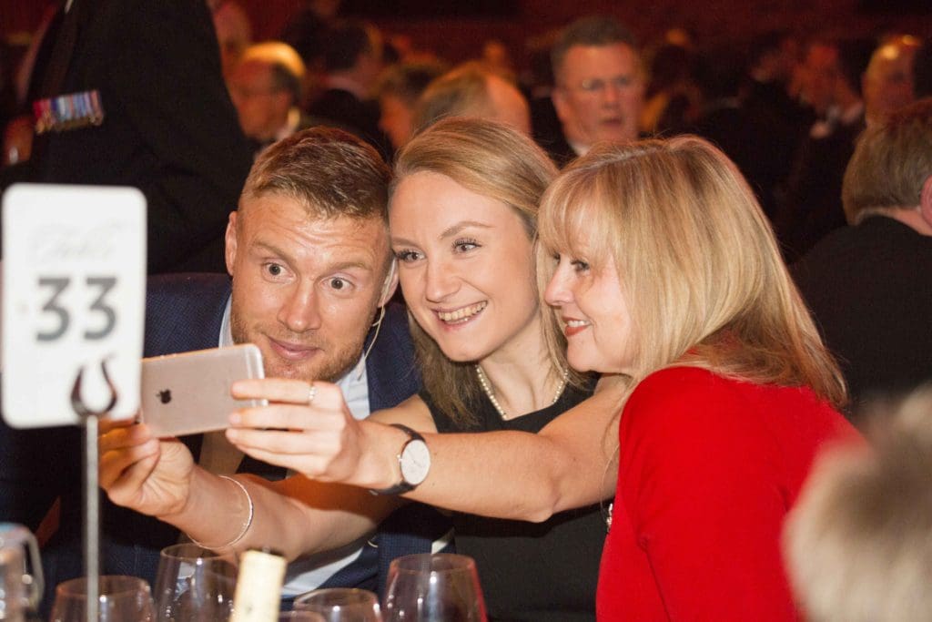 Freddie Flintoff supporting ABF The Soldiers' Charity